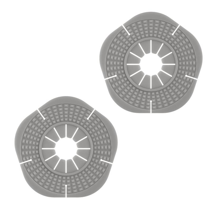 Auto Frontscheibenwischer, Asudaro 2pcs Auto Wischer Schutzhülle Mute Auto Scheibenwischer Armloch Schutz Kissen Staubschutzhüllen 1,6cm / 1cm,Großes Loch grau von Asudaro