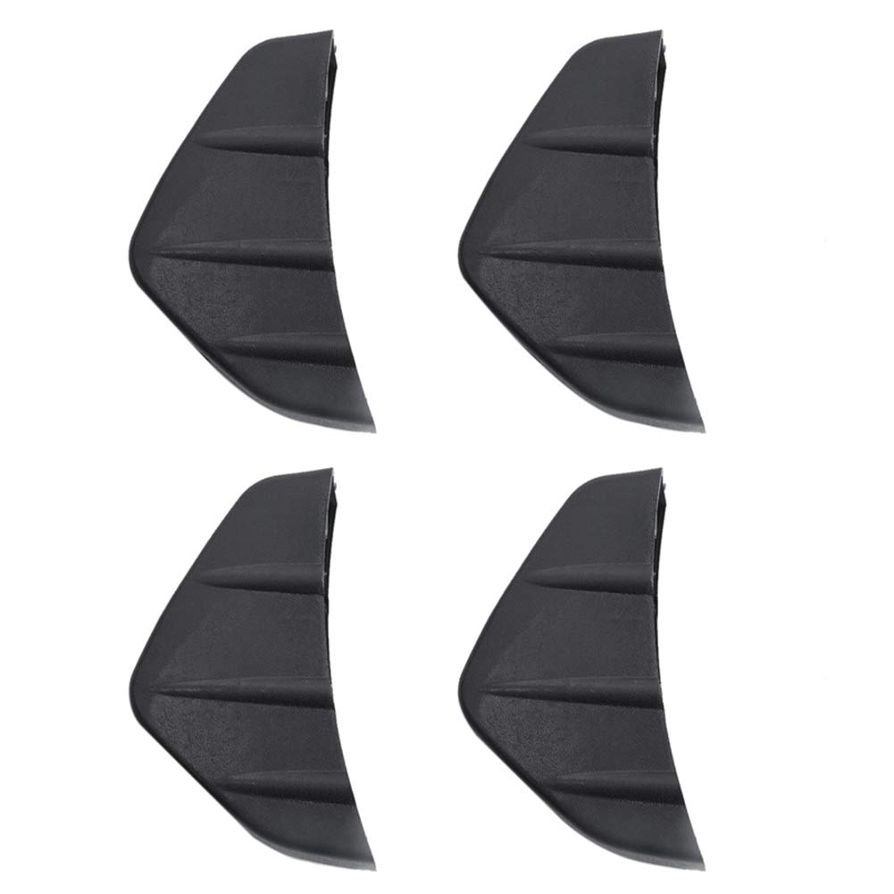 Auto Heckstoßstangendiffusor Lippe, Asudaro 4 Stück Auto Heckstoßstange Diffusor, Auto Stoßstange Seitenschutz Splitter Deckel Shark Fin Spoiler Protector Cover für Heckspoiler Spoiler,Schwarz Auto Heckstoßstangendiffusor Lippe, Asudaro 4 Stück Auto Heckstoßstange Diffusor, Auto Stoßstange Seitenschutz Splitter Deckel Shark Fin Spoiler Protector Cover für Heckspoiler Spoiler,Schwarz von Asudaro