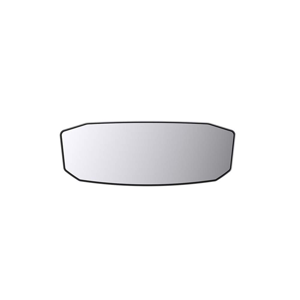 Auto Innenrückspiegel, Auto Panorama Spiegel Auto Rückspiegel Weitwinkel, Blendschutz, Universal Innenspiegel Beifahrer Rückspiegel für Toten Winkel 299x90mm / 244x90mm,Schwarz von Asudaro