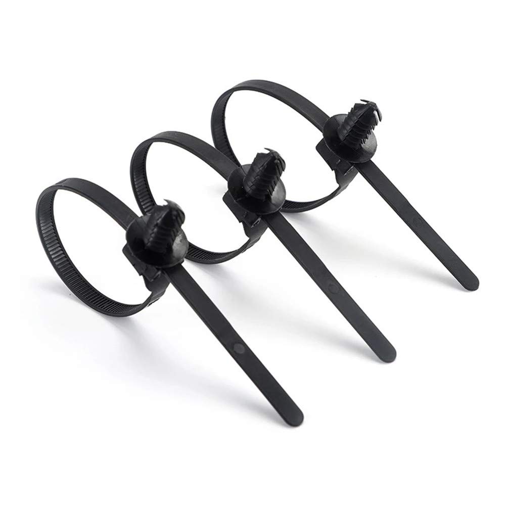 Asudaro Kabelbinder, 100 Stück, Nylon, Schwarz, Reißverschluss, 5-30 mm, Kfz, Cable Ties Asudaro Kabelbinder, 100 Stück, Nylon, Schwarz, Reißverschluss, 5-30 mm, Kfz, Cable Ties von Asudaro