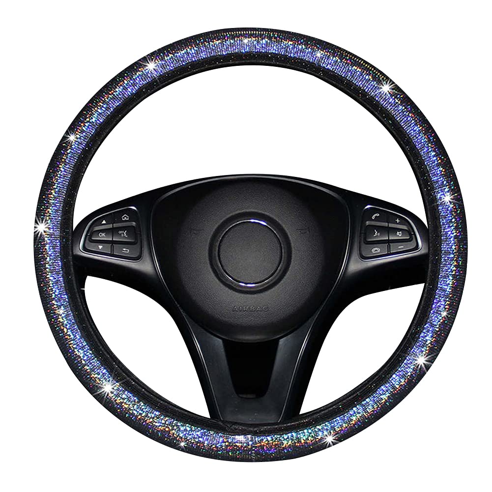 Auto Lenkrad Dekoration Abdeckung,Asudaro Bling Bling Lenkradschoner Lenkradbezug Glitzer 38cm Universal Rutschfest Lenkrad Abdeckung Anti Rutsch Diamant Auto Lenkradhülle Auto-Dekozubehör,Silber- Auto Lenkrad Dekoration Abdeckung,Asudaro Bling Bling Lenkradschoner Lenkradbezug Glitzer 38cm Universal Rutschfest Lenkrad Abdeckung Anti Rutsch Diamant Auto Lenkradhülle Auto-Dekozubehör,Silber- von Asudaro