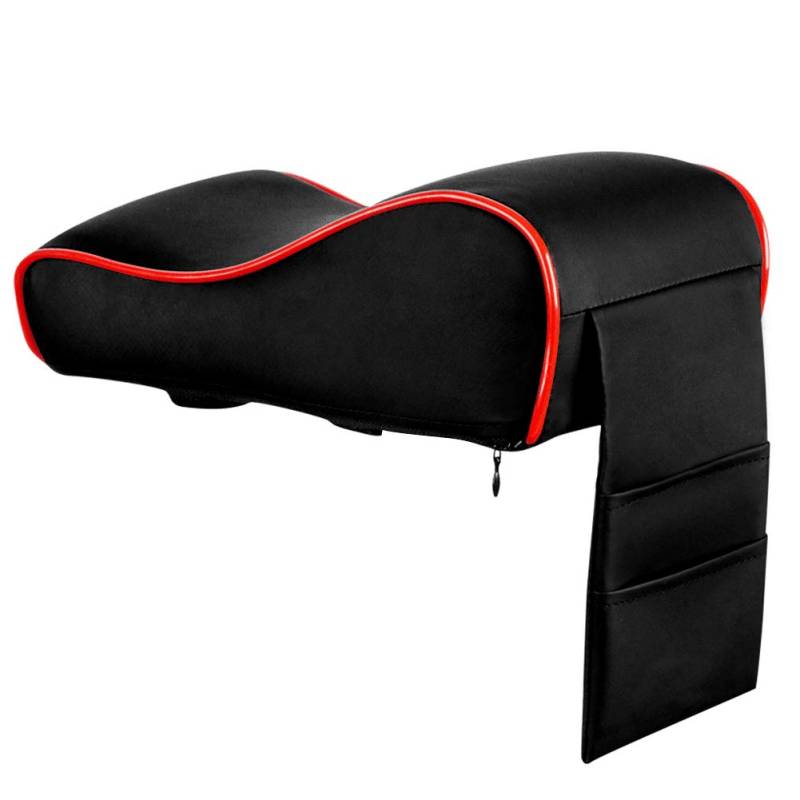 Auto Mittelkonsolenabdeckung, Soft Memory Foam Auto ArmlehnenpolsterGepolsterte Armauflage Universal PU Leder Auto Handlauf Box Pad Auto Armlehnen Mittelkonsolen Kissen Autohalter Armlehnenpolster von Asudaro