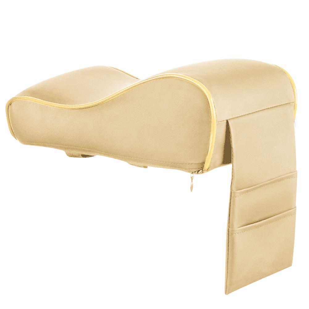 Auto Mittelkonsolenabdeckung, Soft Memory Foam Auto ArmlehnenpolsterGepolsterte Armauflage Universal PU Leder Auto Handlauf Box Pad Auto Armlehnen Mittelkonsolen Kissen Autohalter Armlehnenpolster von Asudaro