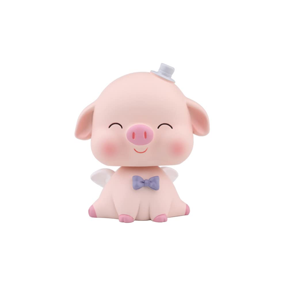 Auto Piggy Shaking Head Ornaments, Mini Schwein Auto Armaturenbrett Spielzeug Auto Schweinchen Ornament Cartoon Tier Puppe Ornamente Niedlichen Schweinchen Spielzeug für Bibliothek Shop,Typ 1 Auto Piggy Shaking Head Ornaments, Mini Schwein Auto Armaturenbrett Spielzeug Auto Schweinchen Ornament Cartoon Tier Puppe Ornamente Niedlichen Schweinchen Spielzeug für Bibliothek Shop,Typ 1 von Asudaro