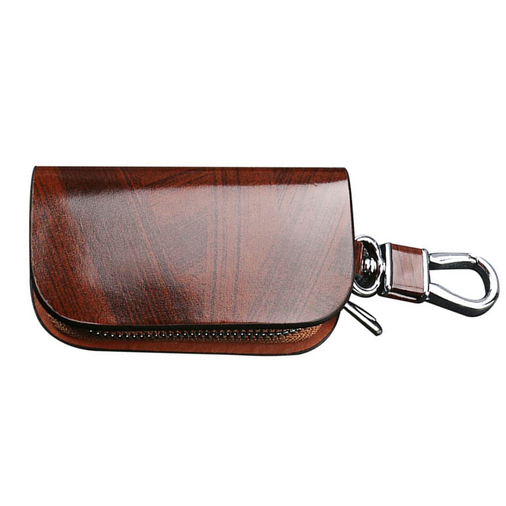 Auto Schlüsselanhänger Brieftasche,Asudaro Praktisch Schlüsseletui Schlüsselmäppchen Holzmaserung Auto Smart Key Case Leder Autoschlüssel Tasche Auto Key Schlüsseltasche mit Reißverschluss Braun Auto Schlüsselanhänger Brieftasche,Asudaro Praktisch Schlüsseletui Schlüsselmäppchen Holzmaserung Auto Smart Key Case Leder Autoschlüssel Tasche Auto Key Schlüsseltasche mit Reißverschluss Braun von Asudaro