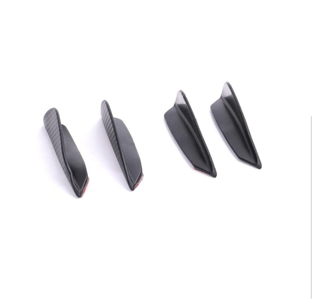 Auto Universal Mini Spoiler, Asudaro 4 Stück Auto Front Stoßstange Lippe Splitter Auto Spoiler Frontspoiler Lippe Karosseriespoiler Auto Rear Spoiler Anti-Crash Spoiler Lip Splitter,Kohlefaser schwarz Auto Universal Mini Spoiler, Asudaro 4 Stück Auto Front Stoßstange Lippe Splitter Auto Spoiler Frontspoiler Lippe Karosseriespoiler Auto Rear Spoiler Anti-Crash Spoiler Lip Splitter,Kohlefaser schwarz von Asudaro