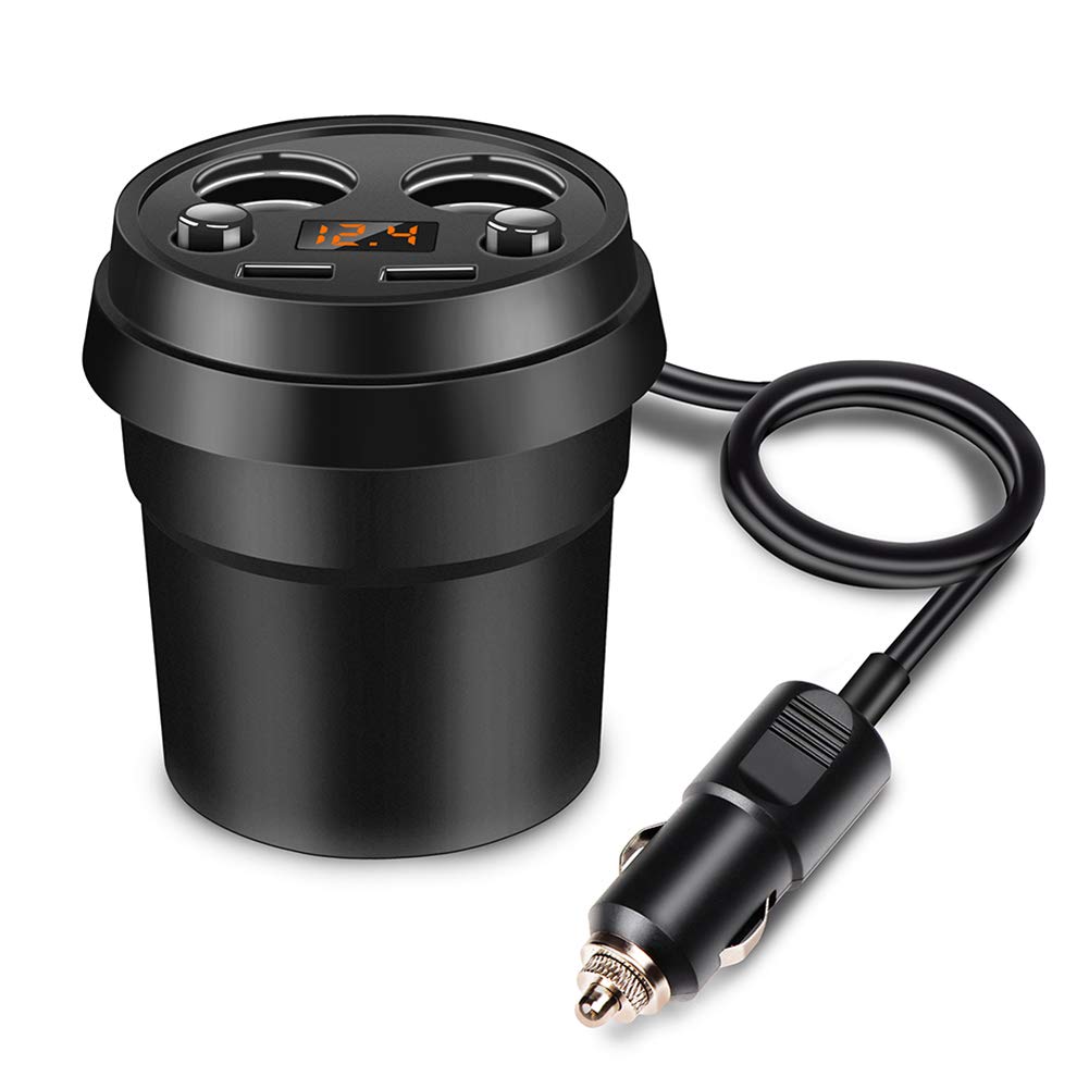 Auto Zigarettenanzünder Adapter, USB Auto Zigarettenanzünder, 3.1A Auto Ladegerät Dual USB Adapter KFZ Zigarettenanzünder Verteiler LED-Spannungsanzeige Cup Autoladegerät Separater Ein/Aus-Schalter Auto Zigarettenanzünder Adapter, USB Auto Zigarettenanzünder, 3.1A Auto Ladegerät Dual USB Adapter KFZ Zigarettenanzünder Verteiler LED-Spannungsanzeige Cup Autoladegerät Separater Ein/Aus-Schalter von Asudaro