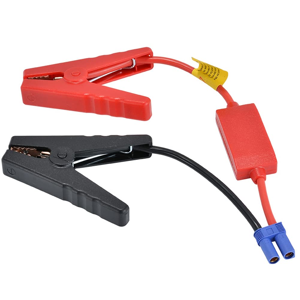 Autobatterie Clip, Asudaro Auto Starthilfekabel Clip Krokodilklemme Booster Batterieklemmen Starthilfekabel mit Batterieklemmen Starthilfe Starthilfekabel für 12V Tragbare Notauto Starthilfe Booster von Asudaro