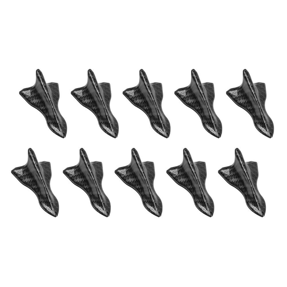 Autodekoration 10St Haifischflossen Diffusor Vortex Generator Universal Auto Haifischflosse Diffusor Vortex Generator Dachspoiler Autodach Spoiler Stoßstange,Kohlefasermuster Autodekoration 10St Haifischflossen Diffusor Vortex Generator Universal Auto Haifischflosse Diffusor Vortex Generator Dachspoiler Autodach Spoiler Stoßstange,Kohlefasermuster von Asudaro