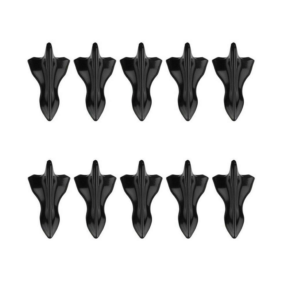 Autodekoration 10St Haifischflossen Diffusor Vortex Generator Universal Auto Haifischflosse Diffusor Vortex Generator Dachspoiler Autodach Spoiler Stoßstange,schwarz Autodekoration 10St Haifischflossen Diffusor Vortex Generator Universal Auto Haifischflosse Diffusor Vortex Generator Dachspoiler Autodach Spoiler Stoßstange,schwarz von Asudaro