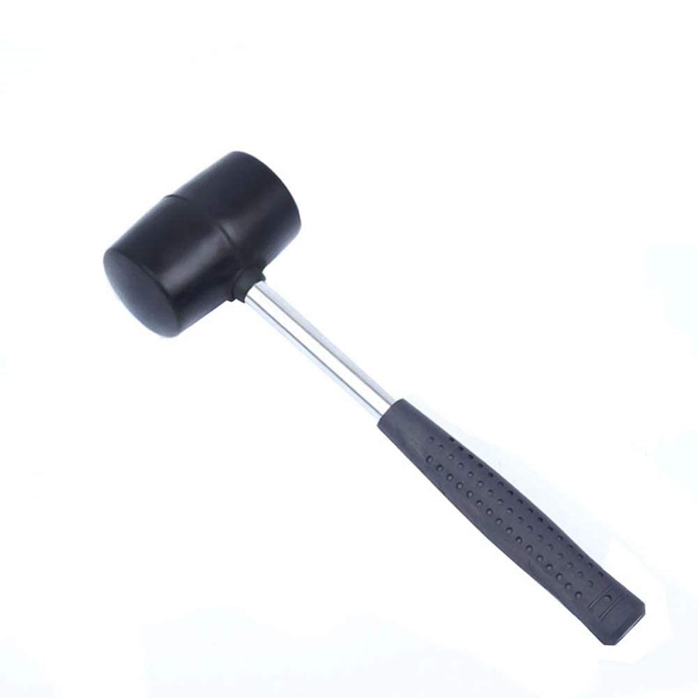 Gummi Hammer, Asudaro Fahrrad Reparatur Hammer Lenkachse Installation Demontage Montage Assistent Hammer mit Edelstahl Gummi rutschfester Griff Mountainbike Fahrrad Reparaturwerkzeug,Schwarz Gummi Hammer, Asudaro Fahrrad Reparatur Hammer Lenkachse Installation Demontage Montage Assistent Hammer mit Edelstahl Gummi rutschfester Griff Mountainbike Fahrrad Reparaturwerkzeug,Schwarz von Asudaro