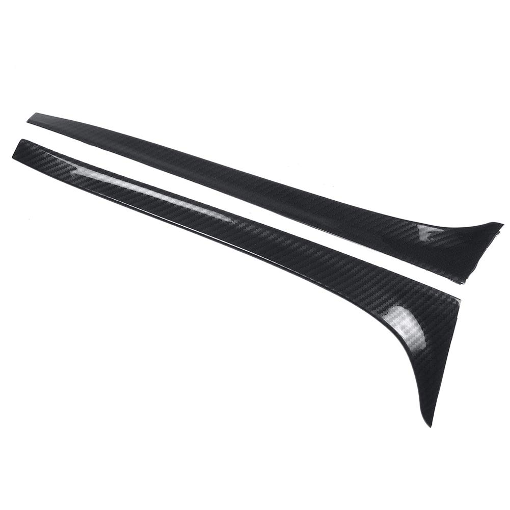 Heckscheibe Seitenspoiler Asudaro 1Paar Auto Heckscheibenspoiler Heckspoiler Autofensterschutz Spoiler Trunk Spoiler Seitenflügel Flap Auto Dekoration Zubehör Kompatibel mit Golf7 MK7 2014-2018 von Asudaro