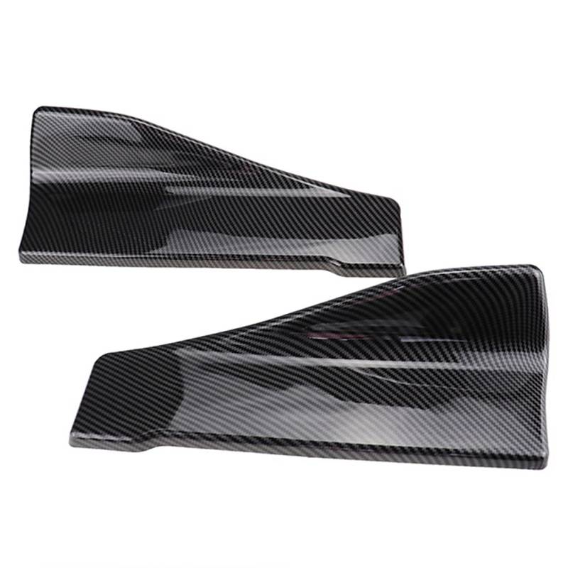 Heckstoßstange Diffusor, Frontstoßstange Seitenschweller Spoiler Splitter Auto Heckstoßstange Lip Protector Anti-Crash Bumper Spoiler Lip Splitter Fin Bumper Splitter Canard Protector für meisten Auto von Asudaro