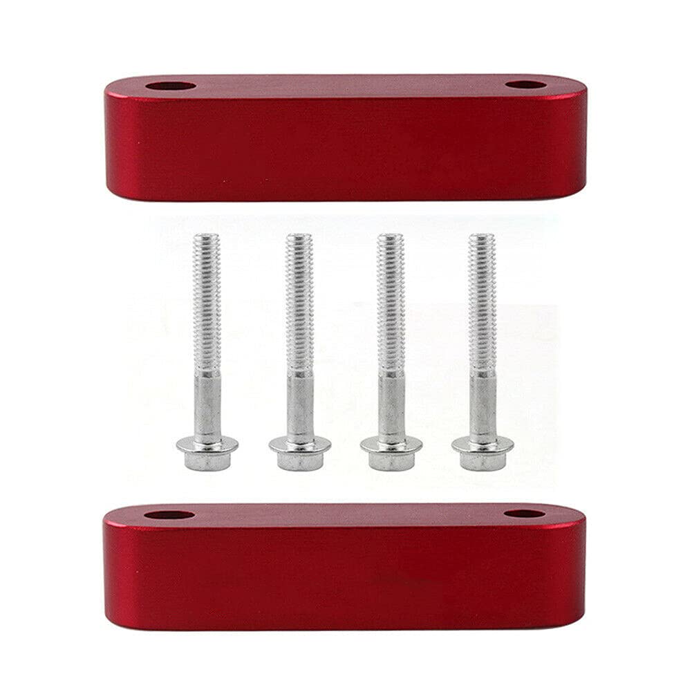 Hood Spacer Riser, Asudaro Aluminiumlegierung Motorhauben-Verlängerungs-Kit Vent Spacer Riser Ventilation Spacer Riser Kit für Motorhaubenentlüftungen für Rennwagen,rot Hood Spacer Riser, Asudaro Aluminiumlegierung Motorhauben-Verlängerungs-Kit Vent Spacer Riser Ventilation Spacer Riser Kit für Motorhaubenentlüftungen für Rennwagen,rot von Asudaro