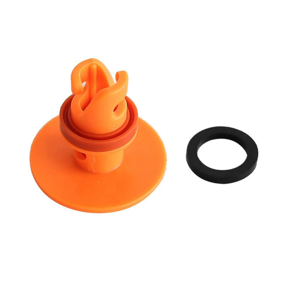 Kajak-Adapter,Asudaro Paddle Board Pumpenadapter Sup Adapter Portable SUP Valve Adapter Luftpumpe Schlauchboot Sup Pump Adapter Zubehör für Paddle Board aufblasbares Kajakboot,Orange von Asudaro