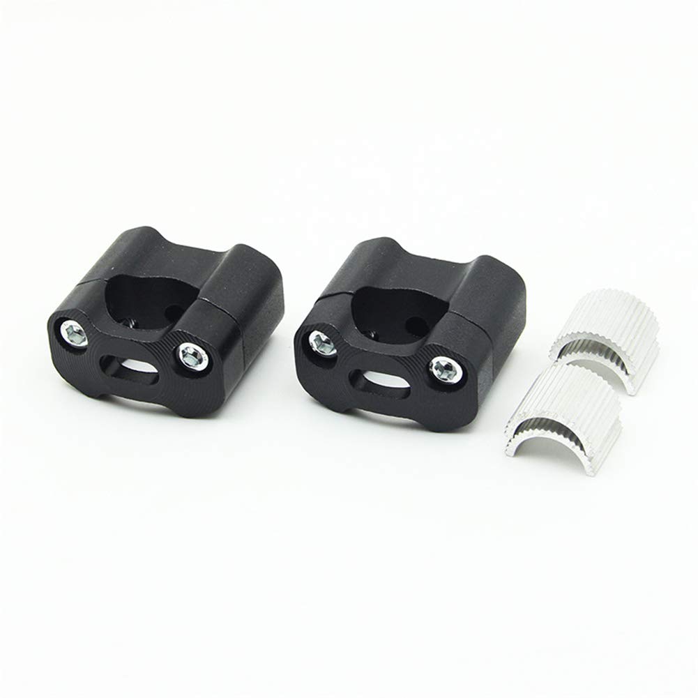 Lenker Riser, Asduaro 1Pair 20mm 26mm Universal Motorrad Lenker Clamp Zurück Aluminium Modifizierte Teile Motorrad Lenkergriffe Lenkeradapter für Schmutz Fahrrad ATV Motorrad Modifikation Schwarz Lenker Riser, Asduaro 1Pair 20mm 26mm Universal Motorrad Lenker Clamp Zurück Aluminium Modifizierte Teile Motorrad Lenkergriffe Lenkeradapter für Schmutz Fahrrad ATV Motorrad Modifikation Schwarz von Asudaro