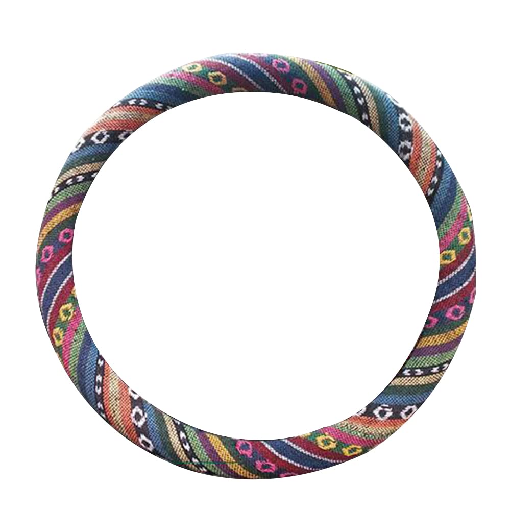 Lenkrad Abdeckung Böhmisch, Asudaro Universal Auto Lenkradhülle Lenkradbezug im Ethno-Stil 37-38CM / 15'' Anti Rutsch Lenkradabdeckung Sommer Atmungsaktives Lenkradschoner,blau Lenkrad Abdeckung Böhmisch, Asudaro Universal Auto Lenkradhülle Lenkradbezug im Ethno-Stil 37-38CM / 15'' Anti Rutsch Lenkradabdeckung Sommer Atmungsaktives Lenkradschoner,blau von Asudaro