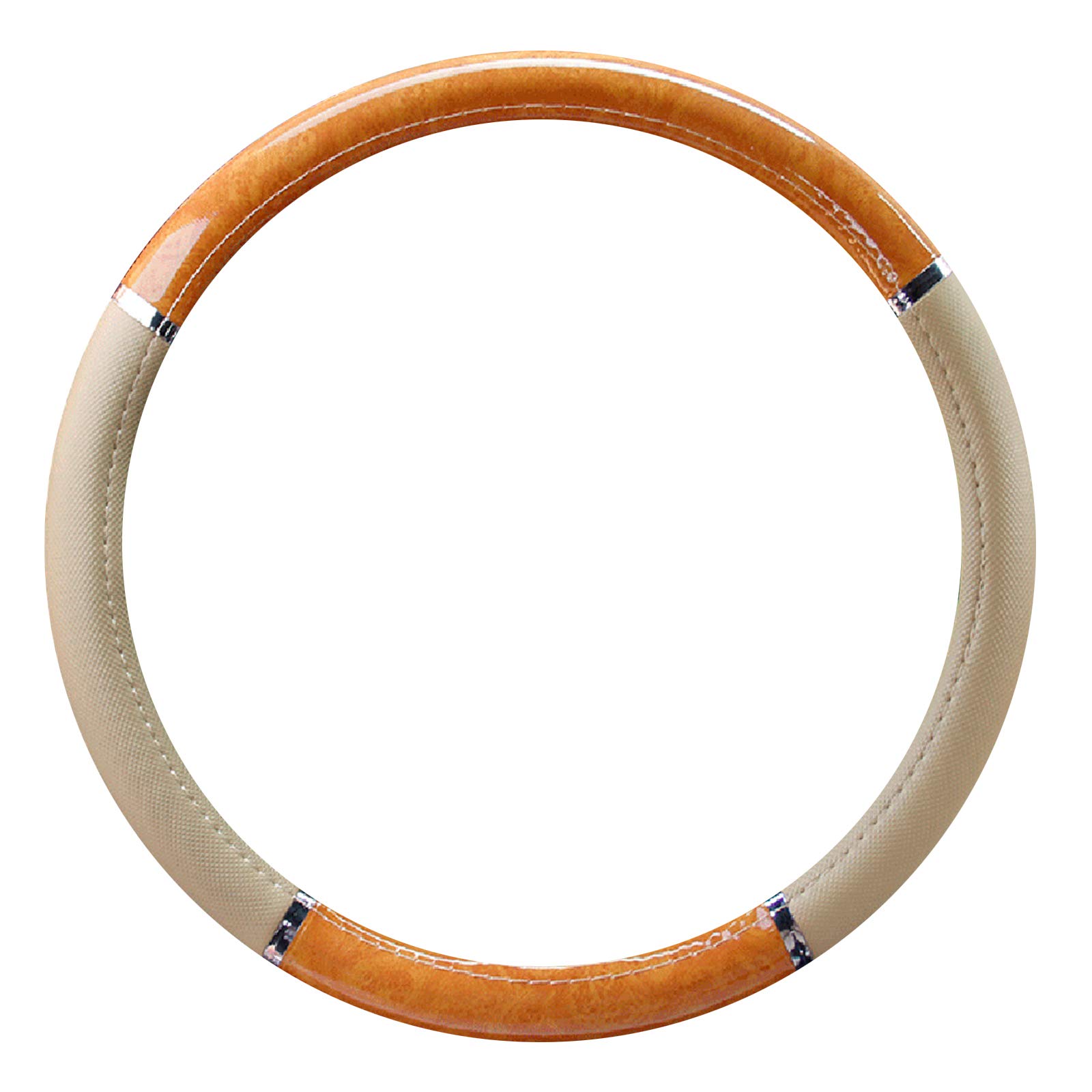 Lenkradbezug Auto, Asudaro Universal Lenkradhülle Lenkradbezug Leder Lenkradschutz Lenkradschoner mit Holzmaserung Carbon Pattern Design, 38cm,Beige # B. Lenkradbezug Auto, Asudaro Universal Lenkradhülle Lenkradbezug Leder Lenkradschutz Lenkradschoner mit Holzmaserung Carbon Pattern Design, 38cm,Beige # B. von Asudaro