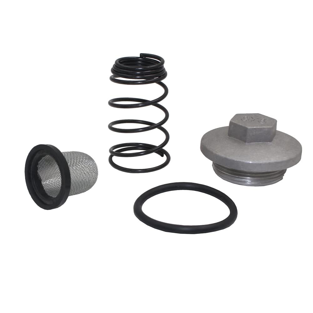 Motorrad Ölablassschrauben Set,Asudaro Motor Ölablassschraube mit O-Ring Feder Ölfilter Scooter Ölfilter Ablassstopfen Set Kit Kompatibel mit GY6 50 80GY6125 150 Motorrädern,Grau von Asudaro