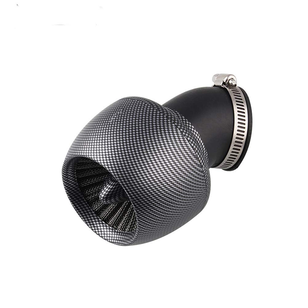 Motorrad Sport Luftfilter, Asudaro Universal Motorrad Kohlefaser Luftfilter Modifizierter Ansaugluftfilter für 150cc 250cc Roller ATV Quad Moped Scooter Go Kart Luftfilter 28mm 35mm 45mm 48mm,Schwarz Motorrad Sport Luftfilter, Asudaro Universal Motorrad Kohlefaser Luftfilter Modifizierter Ansaugluftfilter für 150cc 250cc Roller ATV Quad Moped Scooter Go Kart Luftfilter 28mm 35mm 45mm 48mm,Schwarz von Asudaro