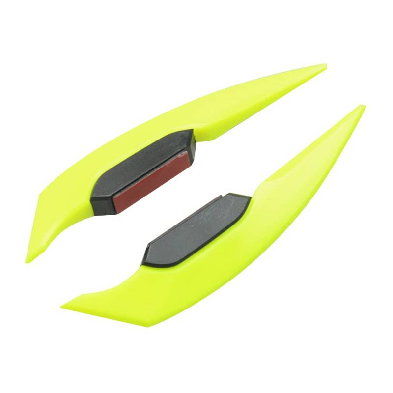 Motorrad Verkleidungs Winglets,Asudaro 1Paar Motorrad Spoiler Motorrad Flügel Aerodynamischer Spoiler Flügel Universal Motorrad Winglet Aerodynamic Wing Motorrad Frontspoiler Verkleidung von Asudaro