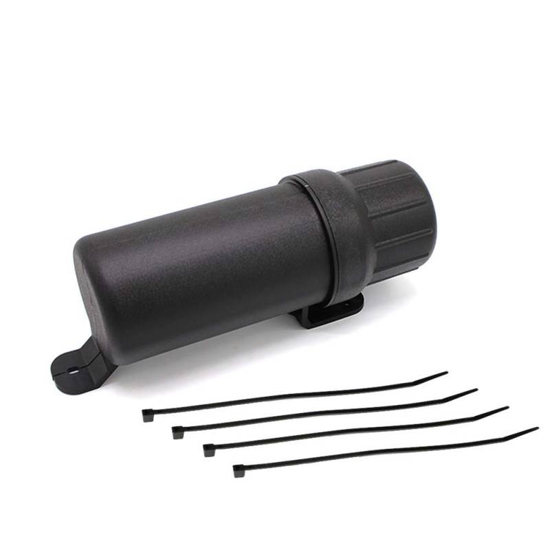 Motorräd Aufbewahrungsbox, Asudaro Motorrad Offroad Universal Tool Wasserdichtes Aufbewahrungsrohr mit Diebstahlsicherungsring Tragbares Versteckrohr Aufhängender Aufbewahrungseimer für Motorräder von Asudaro