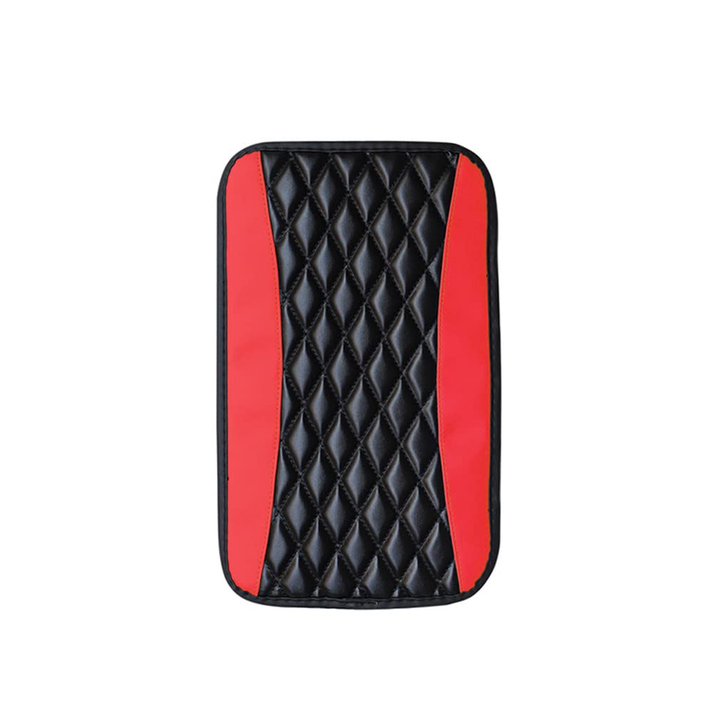 PU-Leder Auto Mittelkonsolenabdeckung, Asudaro Auto Armlehnenkissen Auto Armlehnen Pad Universal Auto Armlehnenbezug Mittelkonsolenabdeckung für Kraftfahrzeuge SUV Truck,rot PU-Leder Auto Mittelkonsolenabdeckung, Asudaro Auto Armlehnenkissen Auto Armlehnen Pad Universal Auto Armlehnenbezug Mittelkonsolenabdeckung für Kraftfahrzeuge SUV Truck,rot von Asudaro