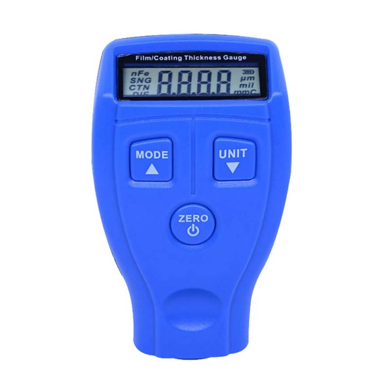 Schichtdickenmessgerät Digitalen Detektor Messgerät Autolackbeschichtung Dickenmessgerät Handheld mit Hintergrundbeleuchtung LCD-Display Autosprühfarbe Farbdickenmessgerät Lackschichtenmesser,Blau von Asudaro