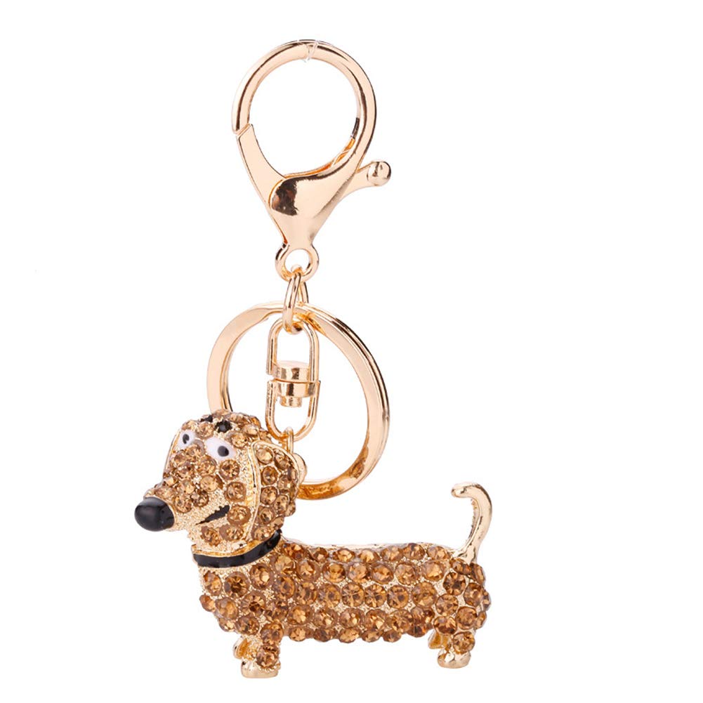 Schlüsselbund Anhänger, Asudaro Auto Schlüsselring Anhänger Glitzer Strass Schlüsselring Netter Welpe Hund Metall Bling Kristalle Schlüsselanhänger Charm Anhänger Keychain Dekor,Champagner Gold Schlüsselbund Anhänger, Asudaro Auto Schlüsselring Anhänger Glitzer Strass Schlüsselring Netter Welpe Hund Metall Bling Kristalle Schlüsselanhänger Charm Anhänger Keychain Dekor,Champagner Gold von Asudaro
