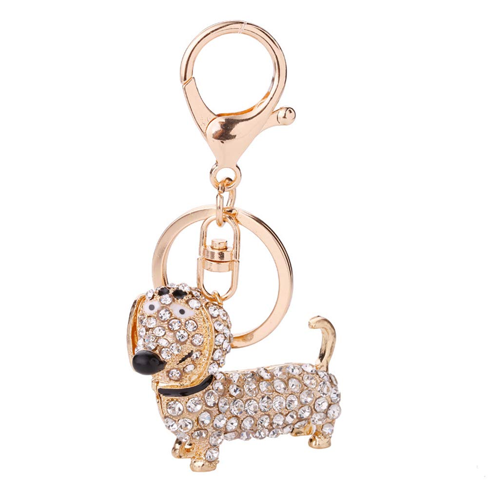 Schlüsselbund Anhänger, Asudaro Auto Schlüsselring Anhänger Glitzer Strass Schlüsselring Netter Welpe Hund Metall Bling Kristalle Schlüsselanhänger Charm Anhänger Keychain Dekor,Weiß Schlüsselbund Anhänger, Asudaro Auto Schlüsselring Anhänger Glitzer Strass Schlüsselring Netter Welpe Hund Metall Bling Kristalle Schlüsselanhänger Charm Anhänger Keychain Dekor,Weiß von Asudaro