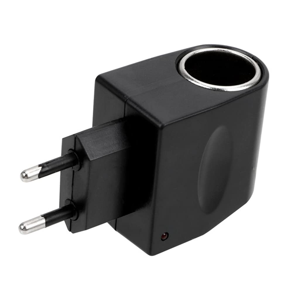 Spannungswandler, Asudaro 24W KFZ Netzadapter Universal AC zu DC Netzteil Adapter Stromwandler Auto Zigarettenanzünder Adapter 220V bis 12V Konverter Netzteil Fahrzeug Wechselrichter,Schwarz von Asudaro