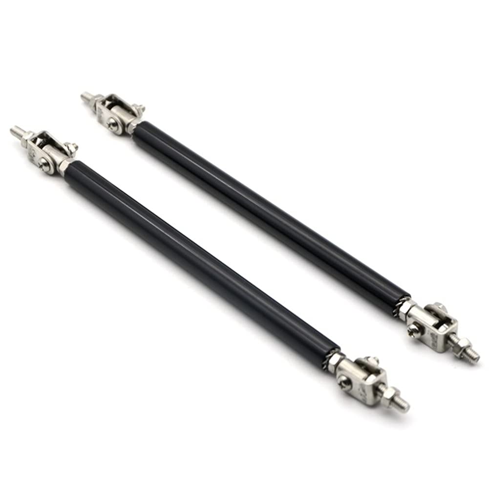 Asudaro Frontstoßstange Lip Splitter, 150mm Universal Auto Stoßstange Stützstange, Schwarz Asudaro Frontstoßstange Lip Splitter, 150mm Universal Auto Stoßstange Stützstange, Schwarz von Asudaro
