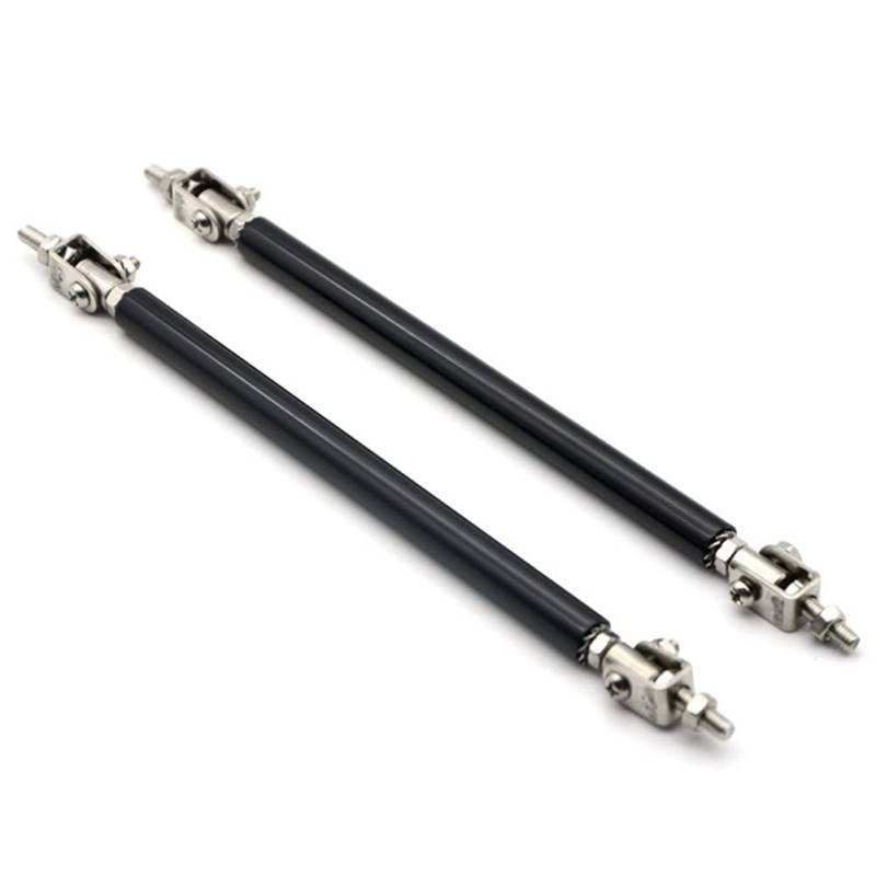 Asudaro Frontstoßstange Lip Splitter, 150mm Universal Auto Stoßstange Stützstange, Schwarz von Asudaro