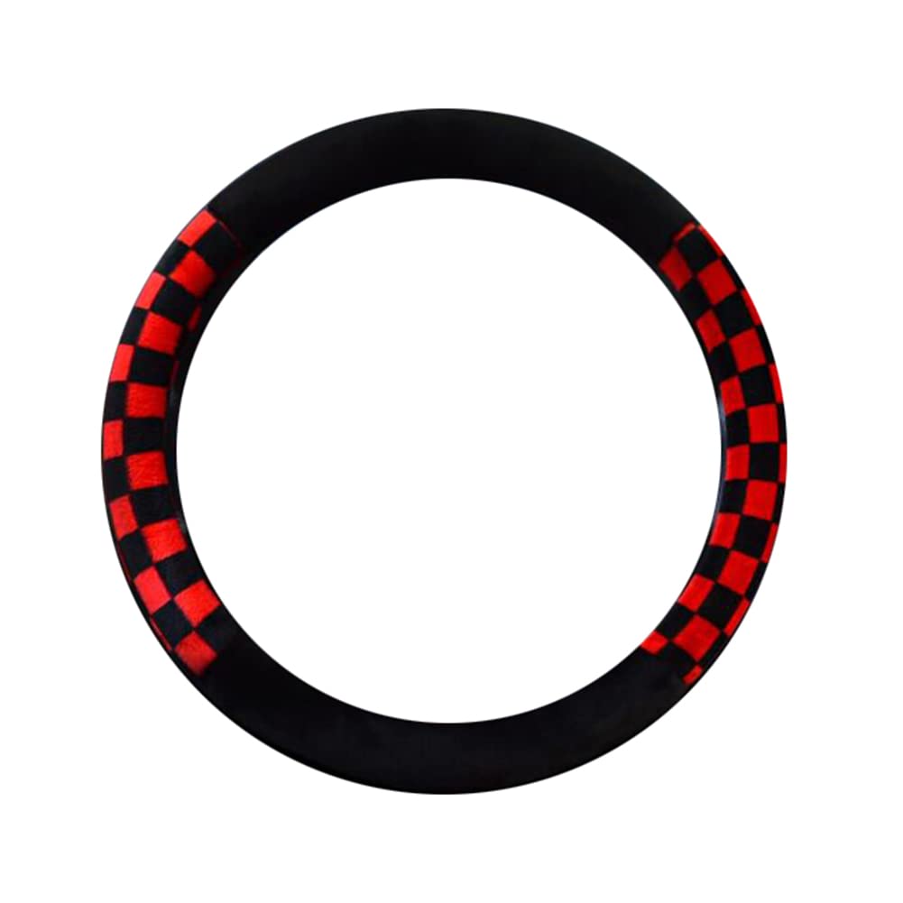 Universal Plüsch Lenkradhülle Lenkradbezug, Asudaro Lenkradabdeckung Winter 38cm/15 Zoll Lenkradschutz Soft Lenkradschoner Lenkrad Abdeckung Lenkradbezug für Auto Zubehör,rot schwarz Universal Plüsch Lenkradhülle Lenkradbezug, Asudaro Lenkradabdeckung Winter 38cm/15 Zoll Lenkradschutz Soft Lenkradschoner Lenkrad Abdeckung Lenkradbezug für Auto Zubehör,rot schwarz von Asudaro
