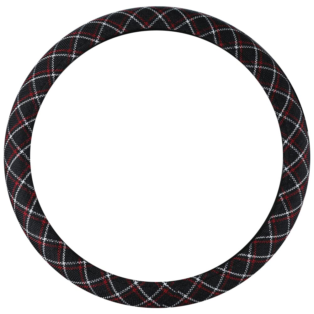 Universelle Lenkrad Abdeckung, Asudaro 38 cm Leinen-Lenkradbezug Rutschfester Runder Lenkradschoner alle Jahreszeiten Auto Lenkradschutz Lenkradhülle für die meisten Autos Schwarz Universelle Lenkrad Abdeckung, Asudaro 38 cm Leinen-Lenkradbezug Rutschfester Runder Lenkradschoner alle Jahreszeiten Auto Lenkradschutz Lenkradhülle für die meisten Autos Schwarz von Asudaro
