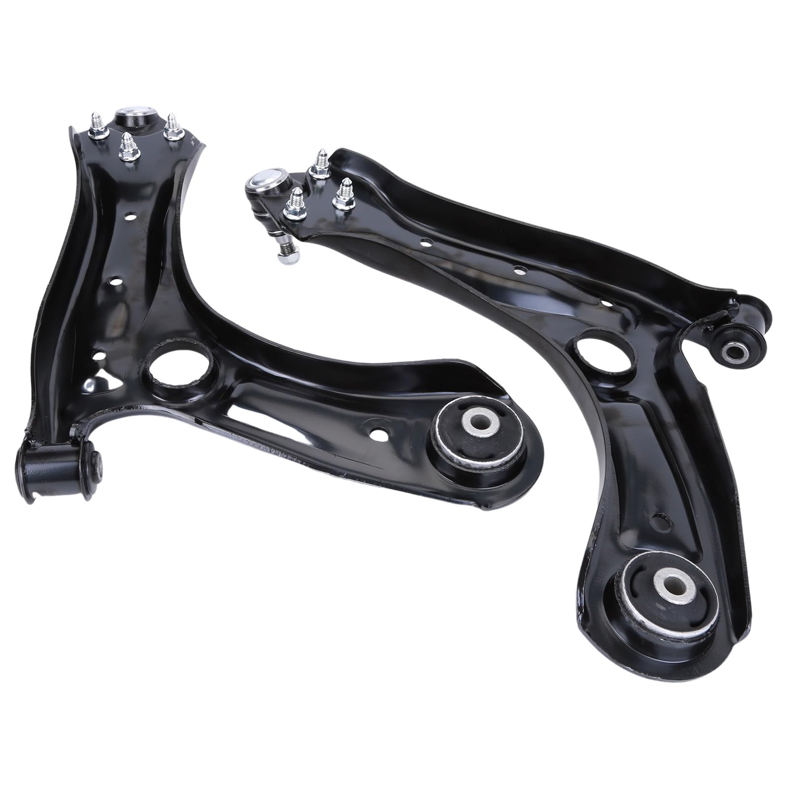 Vorderer Unterer Querlenker mit Kugelgelenk kompatibel mit Skoda Fabia II 2006–2014 für Seat Ibiza III Traggelenk Vorne Links Rechts Lenker Radaufhängung ersetzt 6R0407151 6R0407152 von Asudaro
