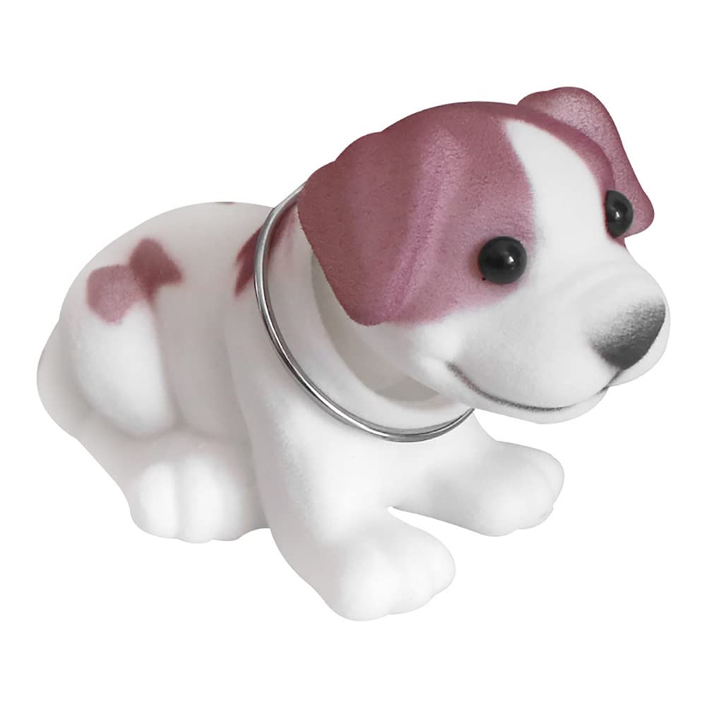 Wackelkopf Hund Wackelfiguren für Auto Armaturenbrett Dekoration,Asudaro Auto Armaturenbrett Spielzeug kleine Tiere Hundedekoration Wackelkopf Ornamente Spielzeug Desktop Dekoration Violett von Asudaro