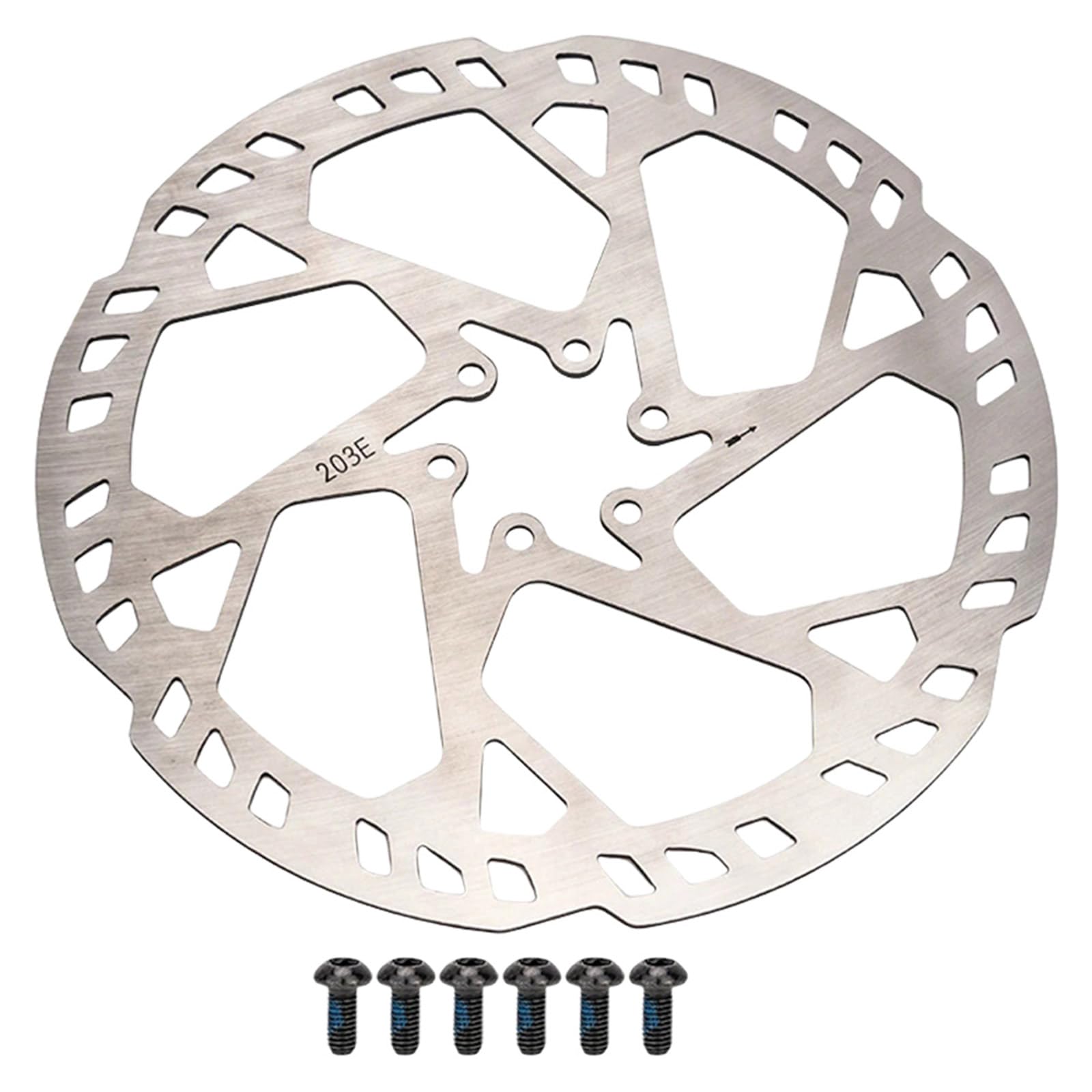 140/160/180/203/220 Mm Edelstahl Scheibenbremsbremsrotor Mit Schrauben Fahrradscheibenbremsbrems Rotor Für Straßenrad Mountainbike 140/160/180/203/220 Mm Edelstahl Scheibenbremsbremsrotor Mit Schrauben Fahrradscheibenbremsbrems Rotor Für Straßenrad Mountainbike von Asukohu