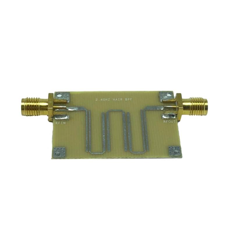 Asyduey 1 Stück Mikrostreifenfilter Frequenzbandpassfilter Vielseitiges Praktisches Tragbares Utility-Modul 2,3-2,5 GHz PCB-Bandpassfiltermodul von Asyduey