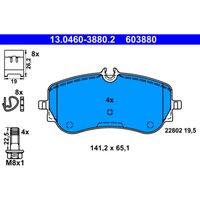 Bremsbelagsatz ATE 13.0460-3880.2, Hinten Bremsbelagsatz ATE 13.0460-3880.2, Hinten von Ate