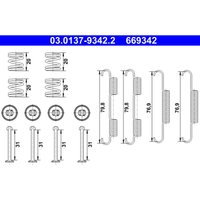 Zubehörsatz, Bremsbacken ATE 03.0137-9342.2 von Ate