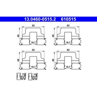 Zubehörsatz, Scheibenbremsbelag ATE 13.0460-0515.2 von Ate