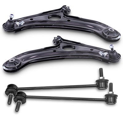 Atec 2x Querlenker + 2x Koppelstange vorne für Hyundai Atec 2x Querlenker + 2x Koppelstange vorne für Hyundai von Atec