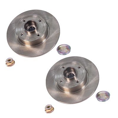 Atec 2x Bremsscheibe hinten+Radlager+ABS Sensorring für Renault Atec 2x Bremsscheibe hinten+Radlager+ABS Sensorring für Renault von Atec
