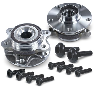 Atec 2x Radlager mit Radnabe vorne/hinten für Audi, VW Atec 2x Radlager mit Radnabe vorne/hinten für Audi, VW von Atec