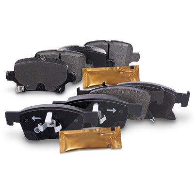 Atec 8x Bremsbeläge Vorder- + Hinterachse für Opel Atec 8x Bremsbeläge Vorder- + Hinterachse für Opel von Atec