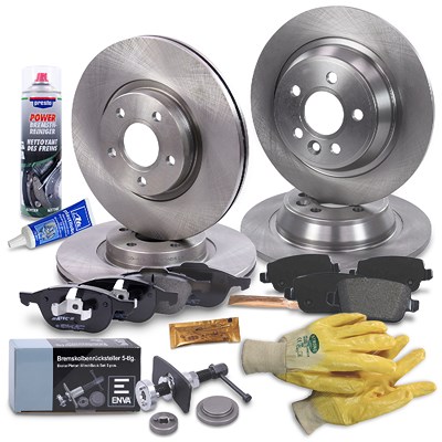 Atec Bremsscheiben+Bremsbeläge Vorne+Hinten für Ford von Atec