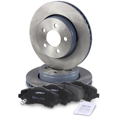 Atec Bremsscheiben + Bremsbeläge Vorderachse für Dodge, Jeep von Atec