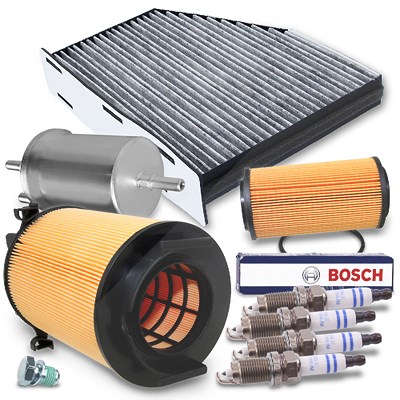 Atec Inspektionspaket Filtersatz SET D für Audi, Seat, Skoda, VW von Atec