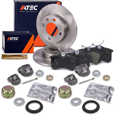 Atec Bremsscheiben+Bremsbeläge+Radlager Hinten für Seat, VW Atec Bremsscheiben+Bremsbeläge+Radlager Hinten für Seat, VW von Atec